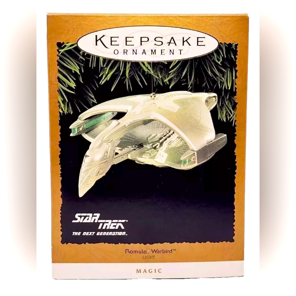 Hallmark Keepsake Vintage 1995 Romulan Warbird Magic Star Trek Next Generation